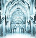 【中古】【輸入品・未使用】写真バックドロップ???Ice Palace With Gargoyles???10?x 10?ft。シームレスなファブリック