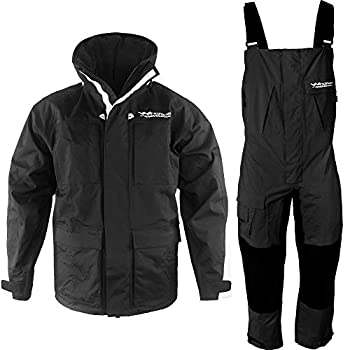 【中古】【輸入品・未使用】WindRider Pro Foul Weather Gear - レインスーツ - ジャケット+よだれかけ..