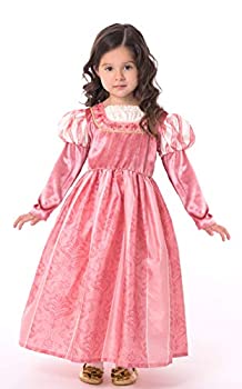 【中古】【輸入品 未使用】Little AdventuresコーラルRenaissance Dress Up Costume for Girls X-Large (7-9 Yrs) ピンク 11436