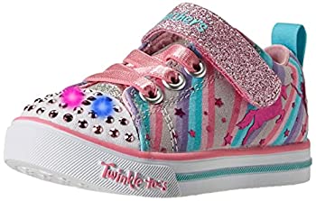 【中古】【輸入品・未使用】Skechers キッズ スパークル ライトマジカル レインボー スニーカー US サイズ: 2 Little Kid カラー: グレー