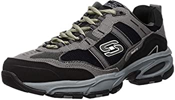 【中古】【輸入品・未使用】Skechers Men's Vigor 2.0 Trait Memory Foam Sneaker%カンマ% Charcoal/Black%カンマ% 11.5 XW US