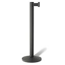 【中古】【輸入品・未使用】Beltrac 3000 Retractable Belt Stanchion%カンマ% Wrinkle Black with 7 f...