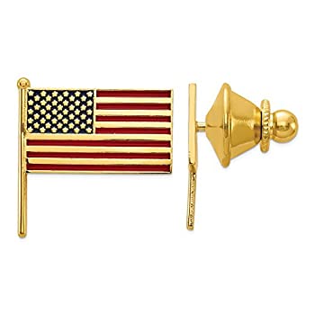 【中古】【輸入品・未使用】14?KエナメルフラグネクタイTac