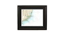 【中古】【輸入品・未使用】Framed Nautical Chart ;サウスカロライナ州のWinyahベイto Bullsベイ(3)