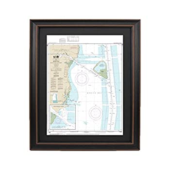【中古】【輸入品・未使用】PatriotGearCompany：フレーム入り海図、NOAA 11380 - モバイルベイイース..