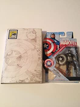 Marvel Universe 2009 SDCC San Diego Comic-Con Exclusive 3 3/4 Action Figure Grayscale Captain America