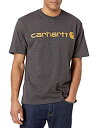 【中古】【輸入品・未使用】(カーハート) Carhartt メンズ ビッグ&トール シグネチャーロゴ半袖Tシャツ US サイズ: XX-Large / Tall カラー: グレイ(4)