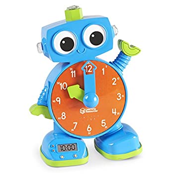 【中古】【輸入品・未使用】ラーニング リソーシズ (Learning Resources) 英語 おしゃべり 時計 Tock the Learning Clock Blue LER2385 正規品