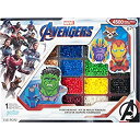 【中古】【輸入品・未使用】Perler PER8054346 マーベル アベンジャーズ ヒューズビーズキット 4503ピース 10パターン マルチカラー