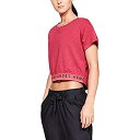 【中古】【輸入品・未使用】Under Armour レディース 超軽量フリースクロップトップ XX-Large ピンク