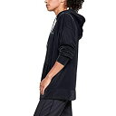 【中古】【輸入品・未使用】Under Armour レディース 合成フリース 左胸プルオーバーパーカー X-Small ブラック(4)