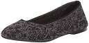 【中古】【輸入品・未使用】Skechers レディース クレオカモ ガールズ 迷彩デザイン ニットスキマー バレエフラット US サイズ: 5.5 カラー: ブラック