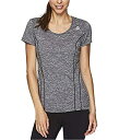 【中古】【輸入品・未使用】Reebok Women's Fitted Performance Varigated Heather Jersey T-Shirt ...