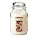 【中古】【輸入品・未使用】Yankee Candle Company Yankee Candle ミディアムジャーキャンドル Large Jar Candle ベージュ 11512Z