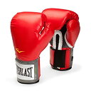 【中古】【輸入品・未使用】Everlast プロスタイル トレーニングボクシンググローブ レッド 12 oz