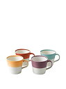 【中古】【輸入品・未使用】Royal Doulton 1815 Bright Colors Mixed Patterns Mugs (Set of 4)%カンマ...