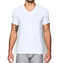 【中古】【輸入品・未使用】Under Armor メンズ ArmourVent メッシュシリーズ Vネックアンダーシャツ L ホワイト