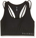 【中古】【輸入品・未使用】Under Armour レディース アーマー ミッドクロスバック ストラッピースポーツブラ L ブラック