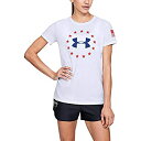 【中古】【輸入品・未使用】Under Armour レディース フリーダム ロゴ Tシャツ X-Large ホワイト