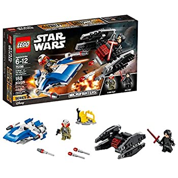 【中古】【輸入品・未使用】LEGO Star Wars A-Wing vs. TIE Silencer Microfighters 75196