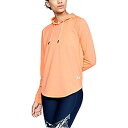 yÁzyAiEgpzUnder Armour Women's Featherweight Fleece Oversize Hoodie%J}% Peach Horizon (906)/White%J}% X-Small