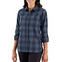 【中古】【輸入品・未使用】Carhartt レディース フェアビュー チェック柄シャツ US サイズ: X-Small カラー: ブルー