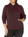 【中古】【輸入品・未使用】Carhartt レディース クラークスバーグ プルオーバースウェットシャツ レギュラーおよびプラスサイズ) ファッジヘザー S