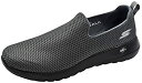 【中古】【輸入品・未使用】Skechers Men's Go Max-Athletic Air Mesh Slip on Walking Shoe%カンマ% Charcoal/Black%カンマ% 8 M US 1