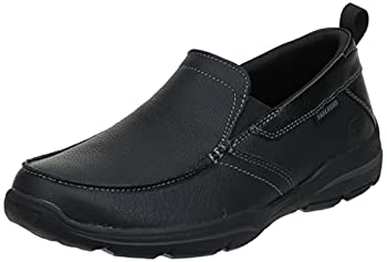 yÁzyAiEgpzSkechers USA Men's Harper Delen Slip-On Loafer%J}%Black (Black)%J}%8.5 M US