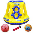 【中古】【輸入品・未使用】Wave Runner Swoosh 360 スイミングプールバスケットボールフープセット プールタイムをゲームの時間に変えます | ...