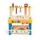【中古】【輸入品・未使用】ROBUD 木製ツール ワークベンチ おもちゃ 子供&幼児向け 木製ツールセット ギフト 男の子 女の子 3歳以上