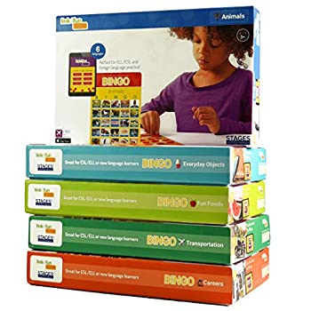 【中古】【輸入品・未使用】(Set of 5 Bingo Games) - PICTURE RECOGNITION BINGO GAME 5 ST