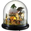 yÁzyAiEgpzOgrmar Wooden Dollhouse DIY Glassball Kit With Led Light-Green Garden