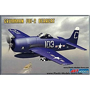 【中古】【輸入品 未使用】プラスチックモデルBuilding Airplane Aircraft Grumman f8 F-2 Bearcat US Naval Fighter 1 / 72アートモデル7201