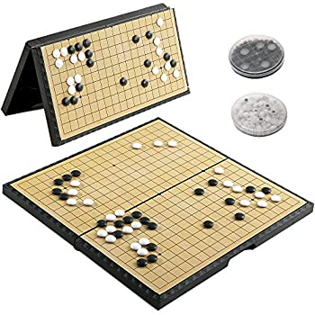 【中古】【輸入品・未使用】Luoyer Go ゲームセット 折りたたみ式 37cm x 37cm /15インチ x 15インチ ポータブル 361個の磁気プラスチックストーン付き クラシック 中国戦略