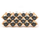 yÁzyAiEgpzKamenstein Criss-Cross Bamboo 18-Jar Spice Rack with Free Spice Refills for 5 Years by Kamenstein