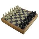 【中古】【輸入品・未使用】Marble Stone Art Unique India Chess Pieces and Board Set 8 X 8 Inches