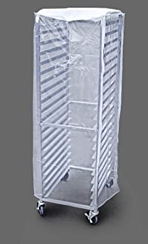 New Star FoodService 36565 Plastic 20-Tier Commercial Kitchen Bun Pan Rack Cover%カンマ% 28 by 60cm by 150cm