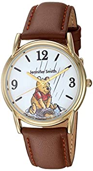 【中古】【輸入品・未使用】Disney Men's Winnie The Pooh Analog Quartz Watch with Patent Leather Strap%カンマ% Brown%カンマ% 18 (Model: WDS000765) 1