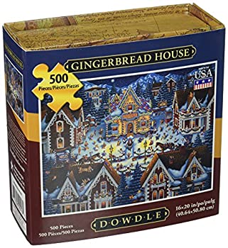 【中古】【輸入品・未使用】Dowdle Folk Art ジンジャーブレッドハウス ジグソーパズル