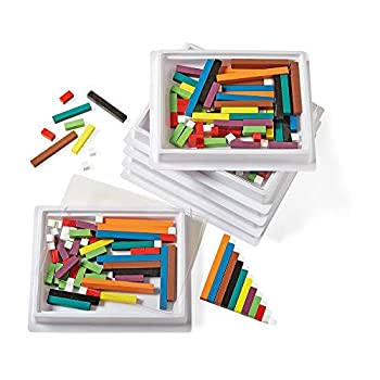 【中古】【輸入品・未使用】ETA hand2mind木製Cuisenaire Rods Introductory Set with Tray (Pack of 6?)