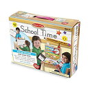 【中古】【輸入品・未使用】Melissa & Doug スクールタイムプレイセット 無料スクラッチアートミニパッドバンドル (8514)