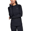 【中古】【輸入品・未使用】Under Armour Outerwear Womens Base Crew 3.0%カンマ% Black (001)/Pitch ...