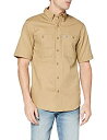 【中古】【輸入品・未使用】Carhartt メンズ ラギッドプロフェッショナル半袖ワークシャツ US サイズ: Large カラー: グリーン
