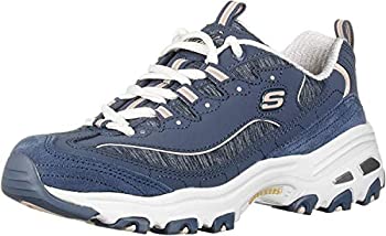 【中古】【輸入品・未使用】Skechers レディース D'Lites メモリーフォーム レースアップ スニーカー US サイズ: 8 カラー: ブルー