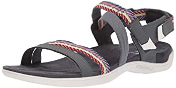 Merrell Women's District Mendi Backstrap Sling Back Sandals%カンマ% Grey (Turbulence)%カンマ% 4 UK (37 EU)