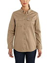 【中古】【輸入品・未使用】Carhartt SHIRT レディース カラー: ベージュ