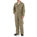 【中古】【輸入品・未使用】Carhartt Men's Flame Resistant Deluxe Coverall%カンマ% Khaki%カンマ% 2X-Large/Short