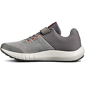 Under Armour Girl's Pre School Pursuit Alternate Closure Sneaker%カンマ% Zinc Gray (100)/Overcast Gray%カンマ% 1.5