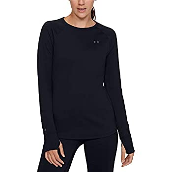 šۡ͢ʡ̤ѡUnder Armour Outerwear Women's Packaged Base 4.0 Crew%% Black (001)/Pitch Gray%% Medium